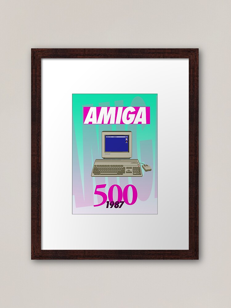 Amiga 500 Poster (1980s Wild Light) - Pixel Art Original by Pixel