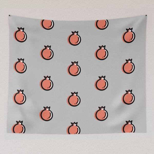 Item preview, Cute Juicy Fruit Pomegranate Pattern Design GC-090-07 designed and sold by GraphicCharms.