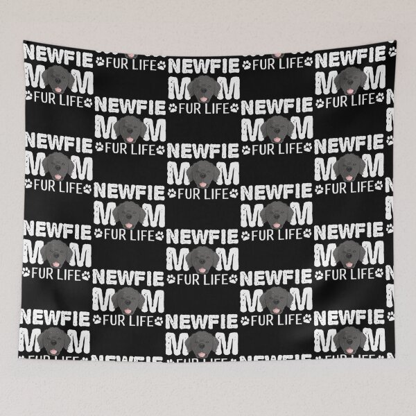 Item preview, Newfie Mom For Life Newfoundland Dog Pun designed and sold by fatamyfan1.