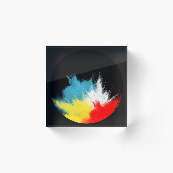 smoke color Acrylic Block