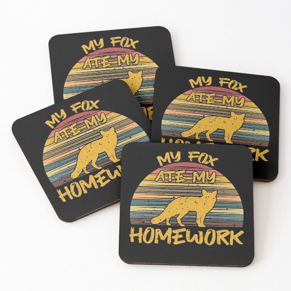 Item preview, My Fox Ate My Homework designed and sold by sesa10.