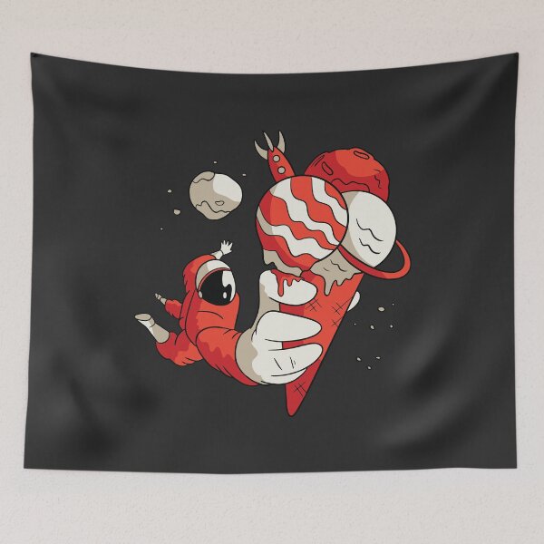 Item preview, Astronaut with ice cream planet designed and sold by DerSenat.