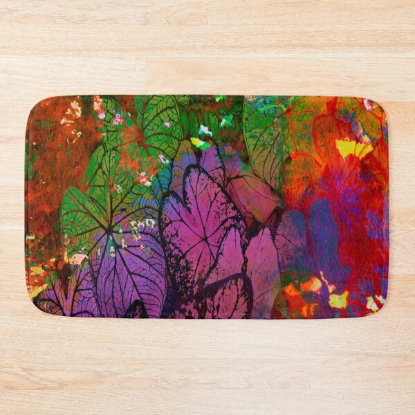 Item preview, foliage on abstract background designed and sold by clemfloral.