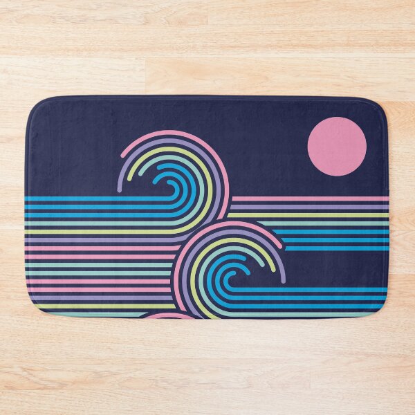 Item preview, Retro Abstract Ocean Waves designed and sold by MartineMeeka.