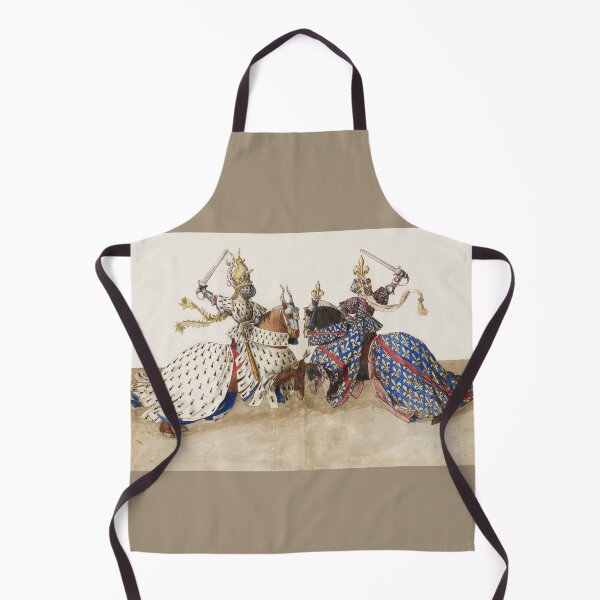 Item preview, Dukes of Brittany and of Bourbon in single combat,King René d'Anjou Book of tournaments France Provence  designed and sold by BulganLumini.