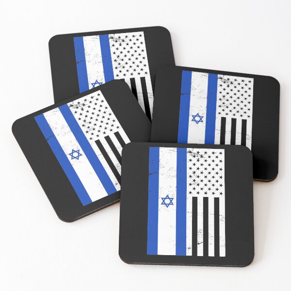 Item preview, USA flag of Israel designed and sold by bestshirtdesign.