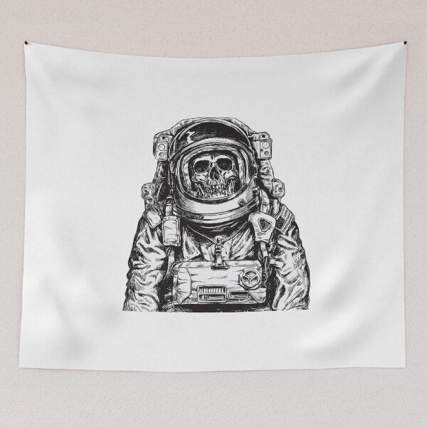 Item preview, Skull Astronaut designed and sold by EllyStar24.