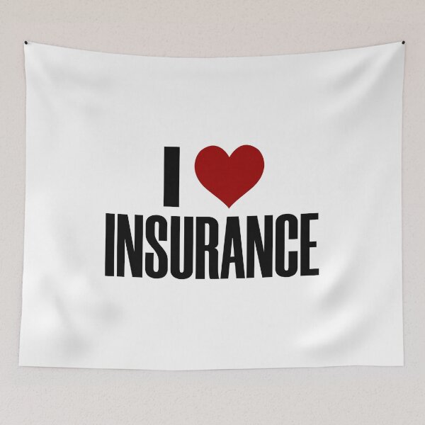 Item preview, I Love Insurance Audit Work Insurer Heart designed and sold by yellowdellow.