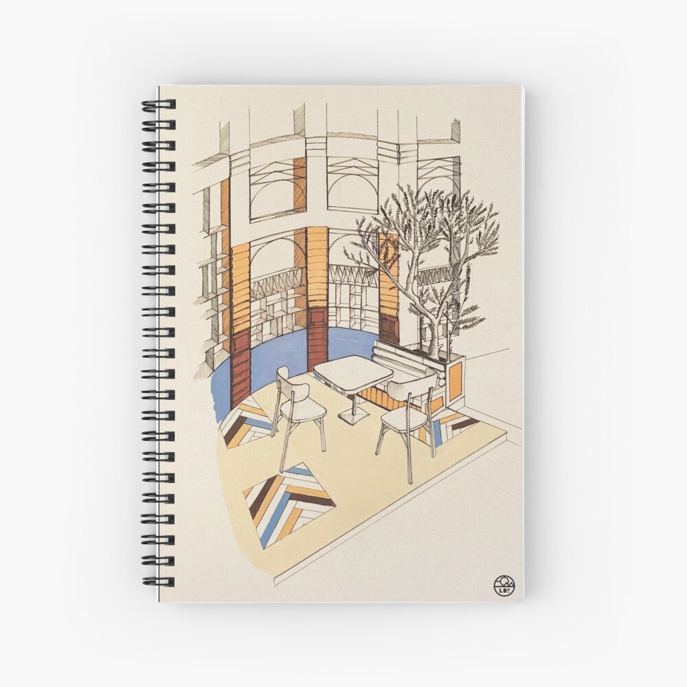 Aperçu de l'œuvre Cahier à spirale créée et vendue par LoicBrDesign.