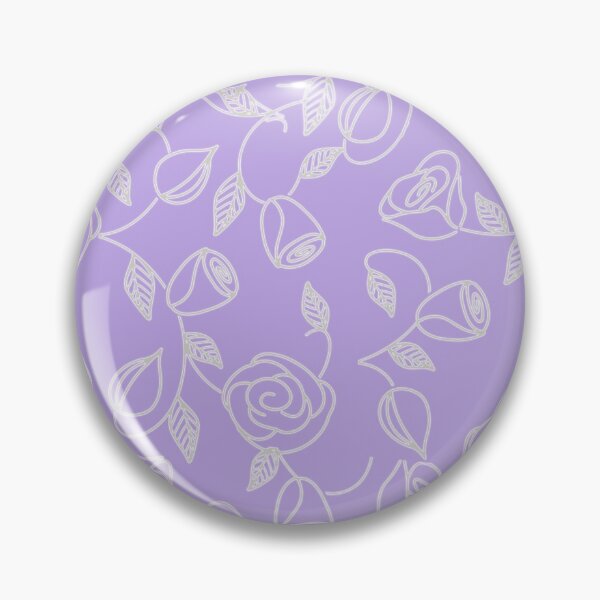 Item preview, Purple and Gray Floral Pattern  designed and sold by acherriemae.