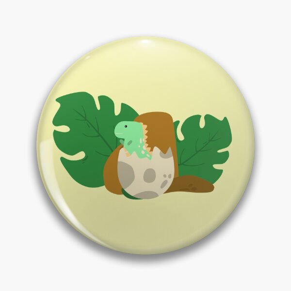Item preview, Cute Baby Dinosaur hatching from a Dino Egg Illustration for kids and toddlers  designed and sold by CLPDesignLab.