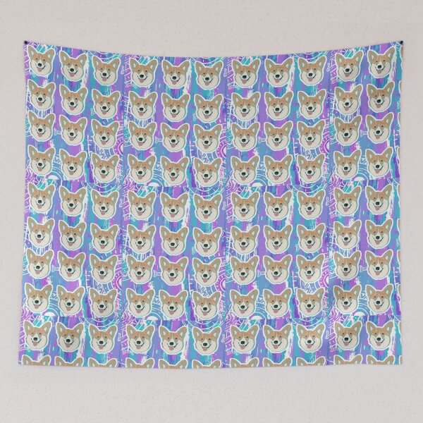 Item preview, Corgi pattern  designed and sold by paumakesmagic.