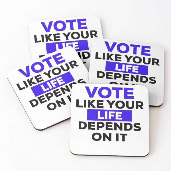 Item preview, Vote, Like Your Life Depends On It-2020 Election designed and sold by MPowerTeez.