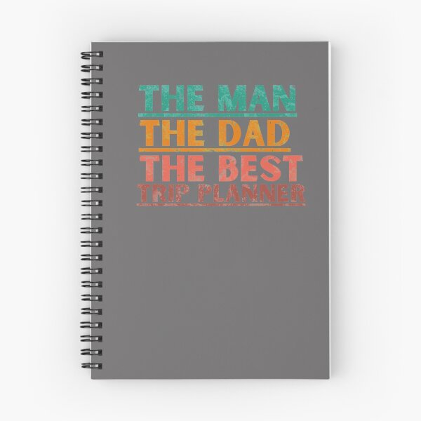 Item preview, The Man The Best Trip Planner designed and sold by Kajusmcr.