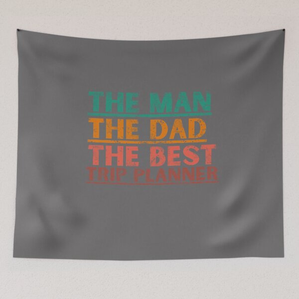 Item preview, The Man The Best Trip Planner designed and sold by Kajusmcr.