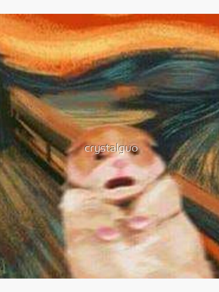 Hamster in the scream by crystalguo