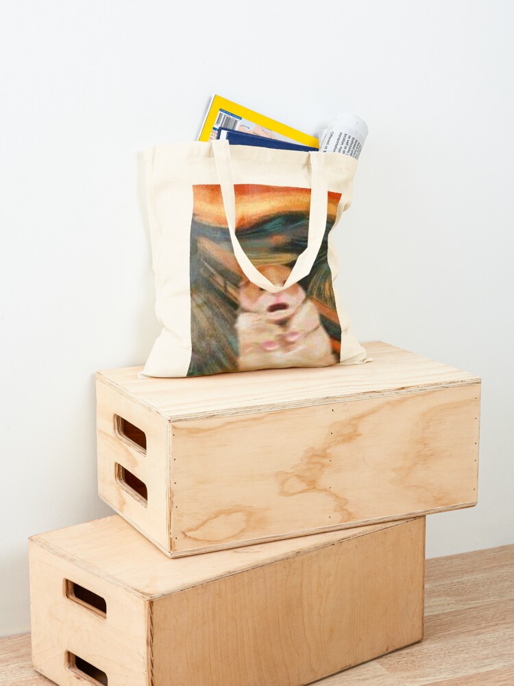 Alternate view of Hamster in the scream Tote Bag