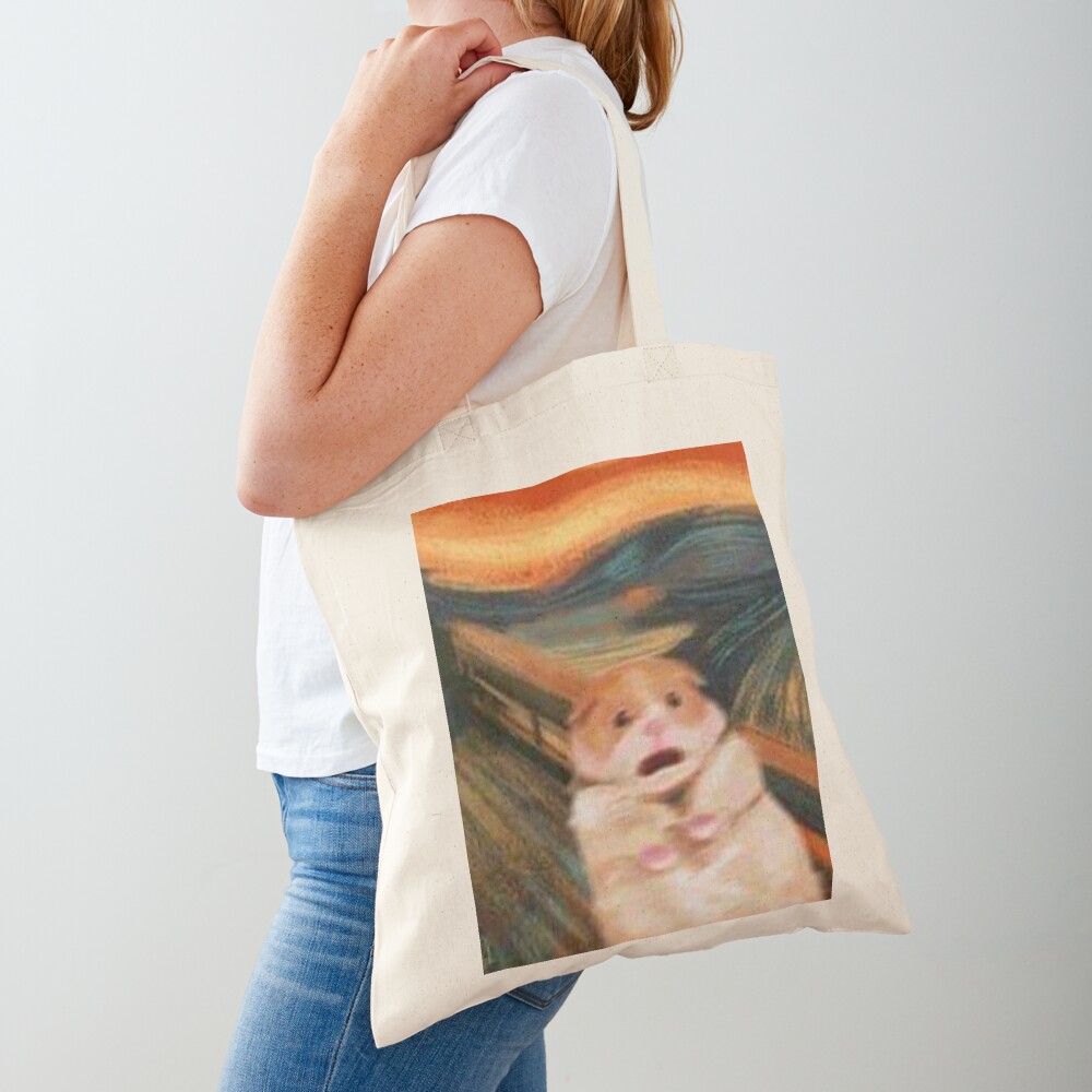 Hamster in the scream  Tote Bag