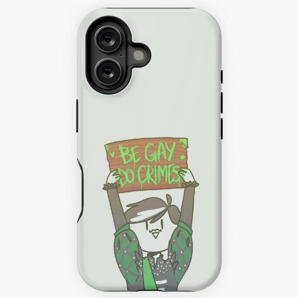 Vista previa del artículo con la obra «ser gay hacer crímenes», diseñado y vendido por ValeriaPryanikova.