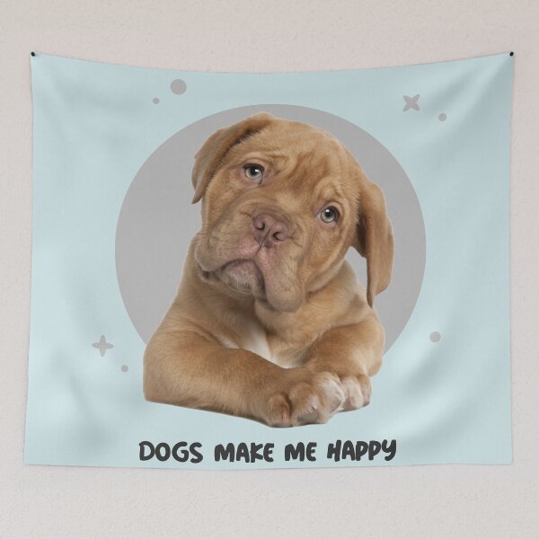 Item preview, Cute Puppy - Dogs Make Me Happy designed and sold by Borislav Shekerdzhiyski.
