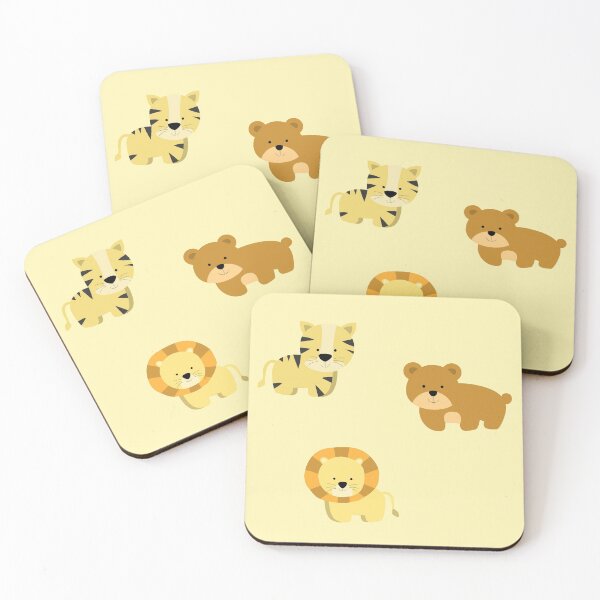 Item preview, Cute Jungle Friends Illustration for kids and toddlers set of 3  designed and sold by CLPDesignLab.