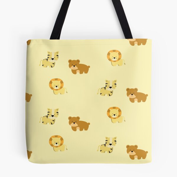 Aperçu de l'œuvre Illustration mignonne d'amis de la jungle pour les enfants et les tout-petits lot de 3 créée et vendue par CLPDesignLab.