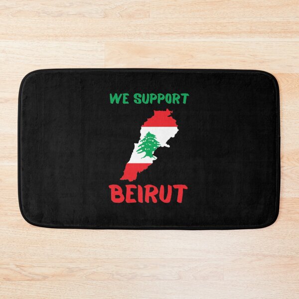 Aperçu de l'œuvre Nous soutenons Beyrouth prions pour l'explosion du Liban créée et vendue par OneTimeEngineer.