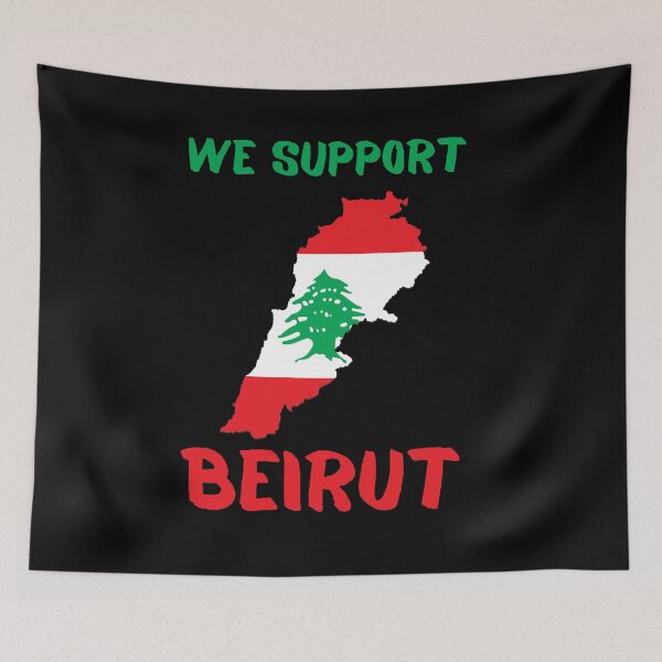 Item preview, We support Beirut pray for Lebanon Explosion designed and sold by OneTimeEngineer.
