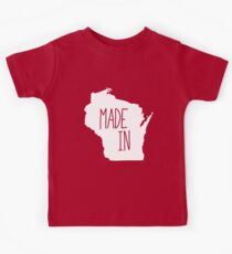 Made in Wisconsin - White Kids Tee