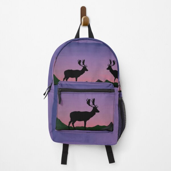 Item preview, Silhouette stag at dusk designed and sold by Diane Hunter Art.
