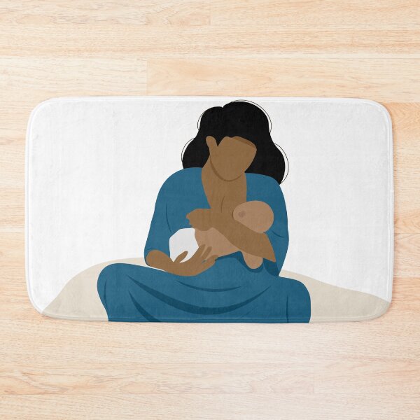 Item preview, Mother feeding a baby. Breastfeeding illustration designed and sold by Eshka.