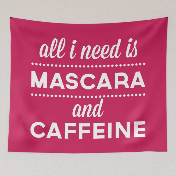 Item preview, Mascara And Caffeine Funny Quote designed and sold by quarantine81.