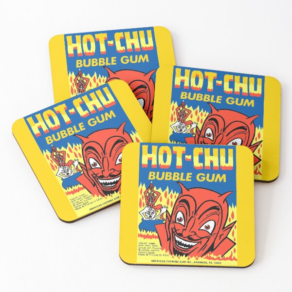 Item preview, HOT CHU BUBBLE GUM WRAPPER designed and sold by ThrowbackAds.