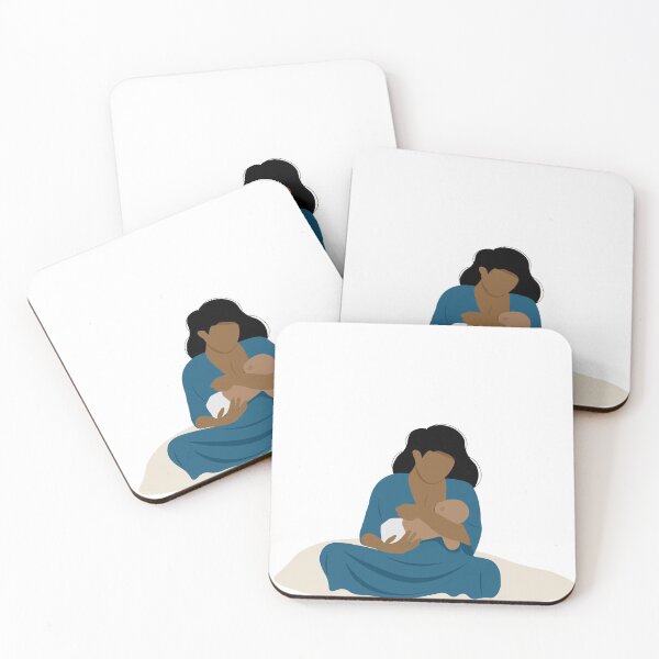 Item preview, Mother feeding a baby. Breastfeeding illustration designed and sold by Eshka.