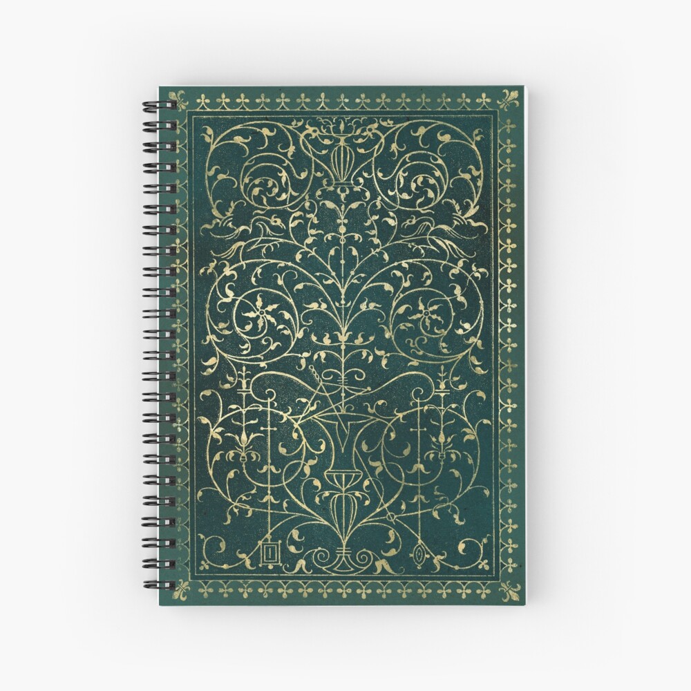 Old magic ornament Spiral Notebook