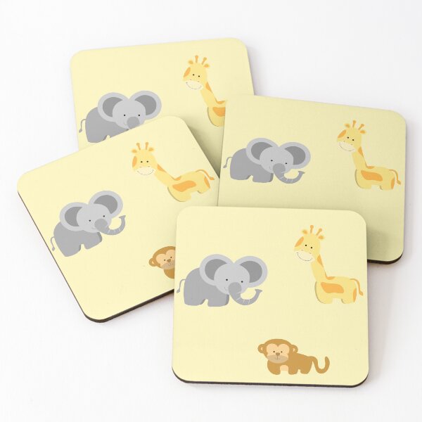 Item preview, Cute Jungle Friends Illustration for kids and toddlers set of 3 #2 designed and sold by CLPDesignLab.