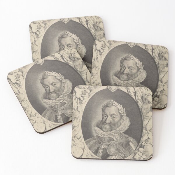 Item preview,  Portrait of Emperor Rudolf II -  vintage print designed and sold by Vintage Designs +.