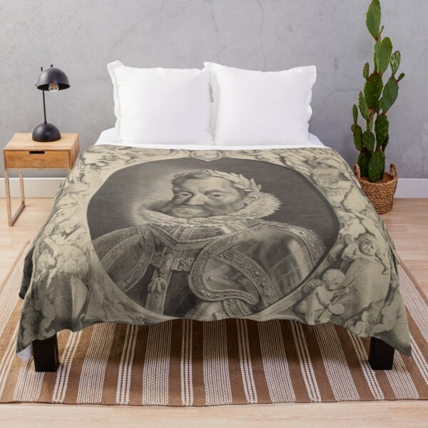 Item preview, Portrait of Emperor Rudolf II - vintage print designed and sold by Vintage Designs +.