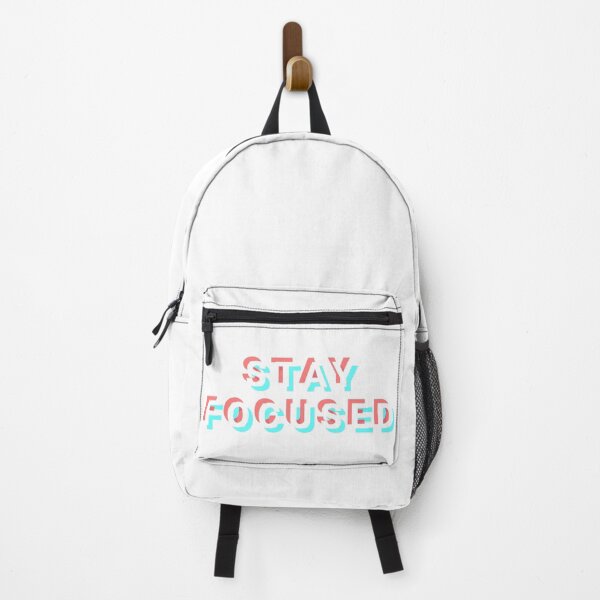 Stay focused white Backpack