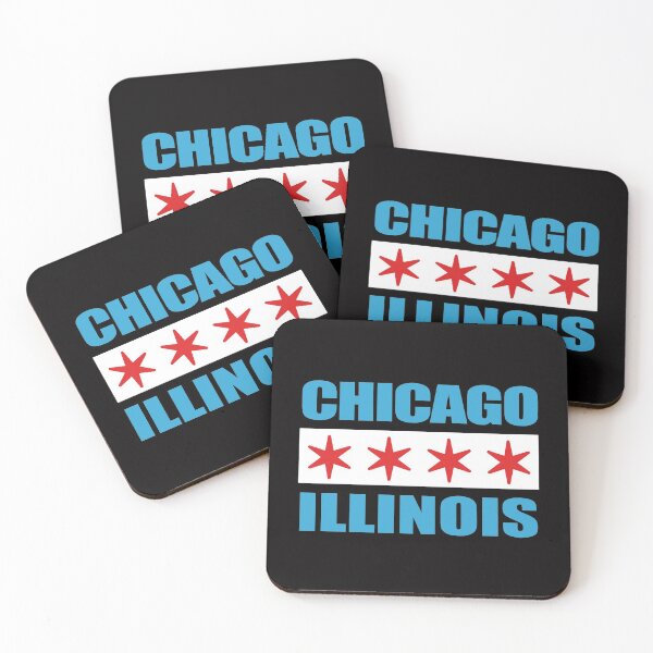 Item preview, Chicago, Chitown, City of Big Shoulders featuring Chicago's stars designed and sold by penandinkdesign.