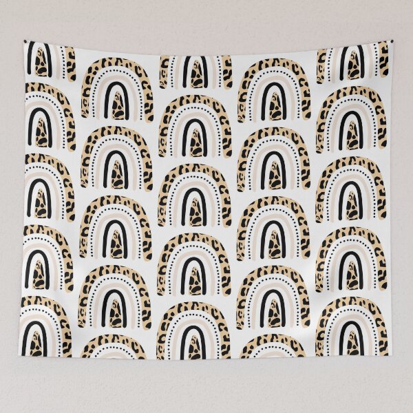 Item preview,  Modern Leopard Print Rainbow designed and sold by RosalieReeves.
