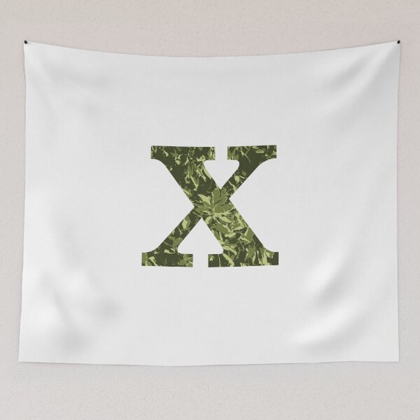 Item preview, a alphabet letter X monogram designed and sold by patternsplus.