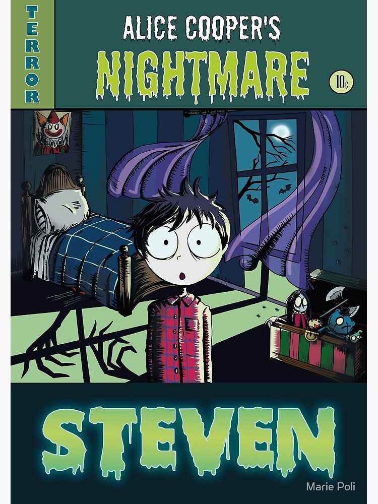 « Illustration "contes de crypte" - Steven" - Alice Cooper » par MariePoli