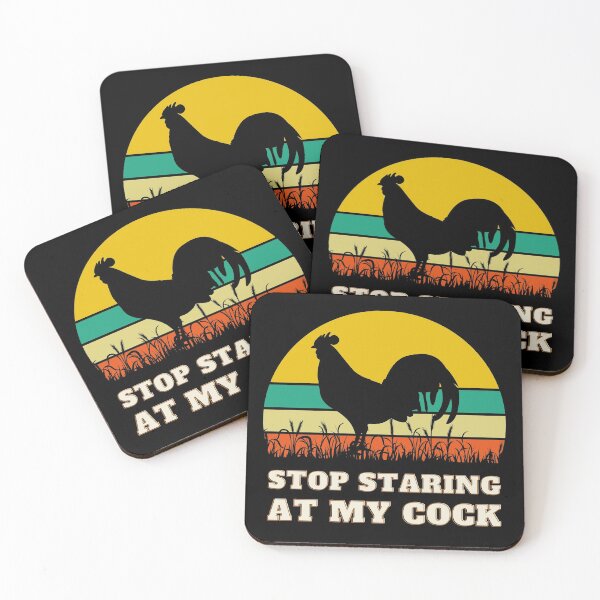 Item preview, Stop Staring at my Cock Animals Chicken designed and sold by justjonboy.