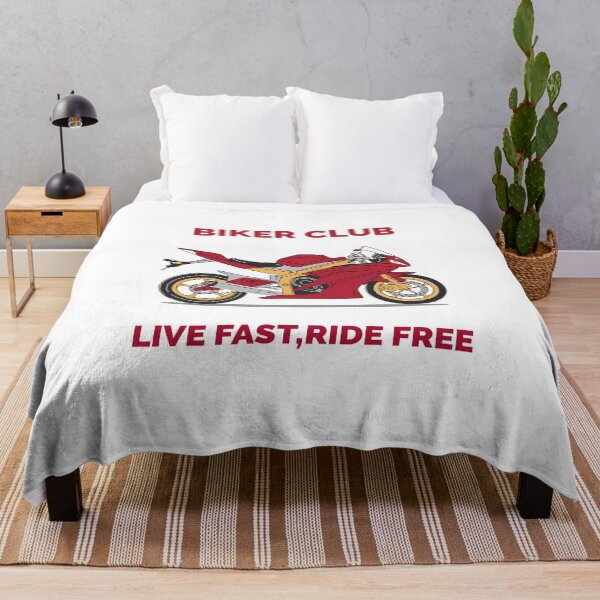 Item preview, BIKER CLUB | LIVE FAST RIDE FREE designed and sold by Ashalcheema.