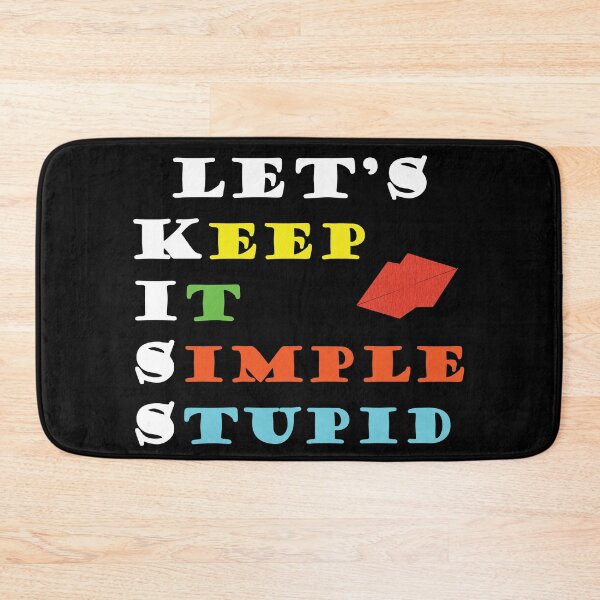 Item preview, Let's KISS (Keep It Simple Stupid) - Typography Design designed and sold by art-by-shadab.
