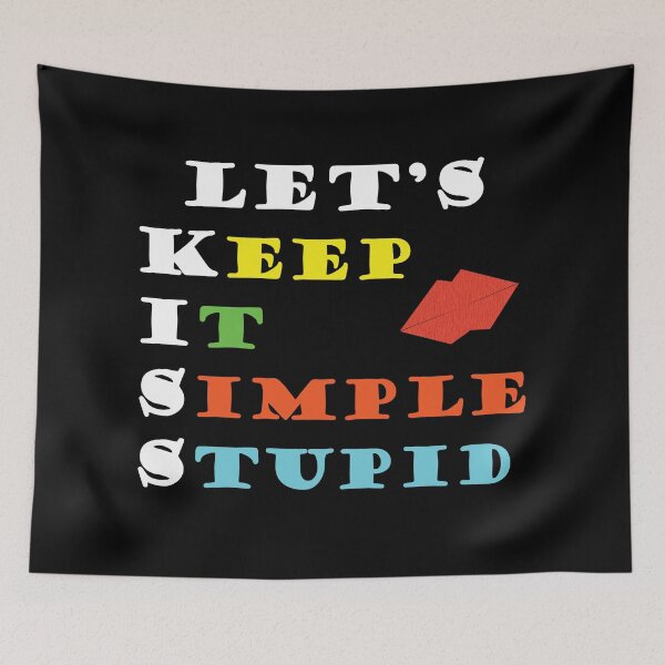 Item preview, Let's KISS (Keep It Simple Stupid) - Typography Design designed and sold by art-by-shadab.
