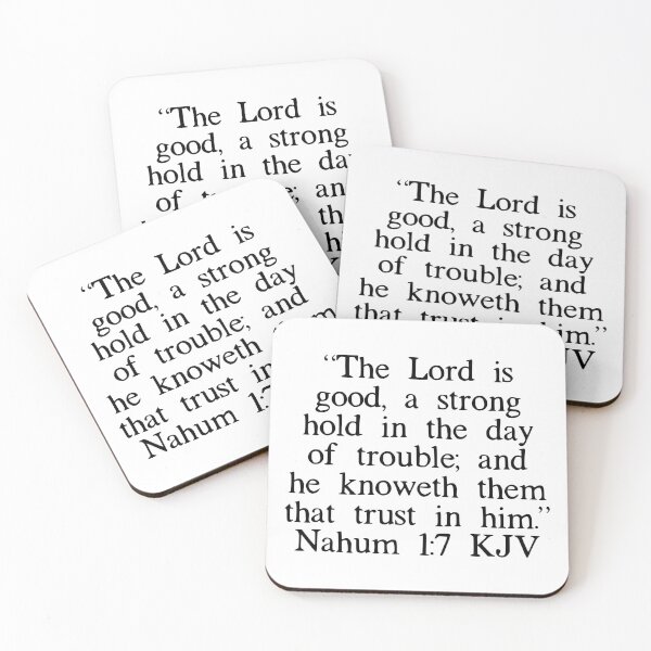 Item preview, Nahum 1:7 KJV designed and sold by IBMClothing.
