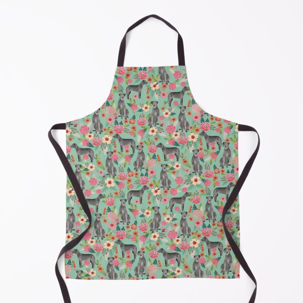 Artikelvorschau, irish wolfhound dog floral - vintage florals, floral pet, cute dog, wolfhound entworfen und verkauft von PetFriendly.
