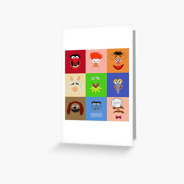 Muppets Greeting Card